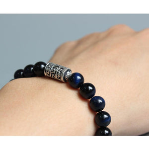 Blue Eagle Eye Tibetan Buddhism Mantra Totem Charm Bracelet Strand Bracelets Eastisan Store 