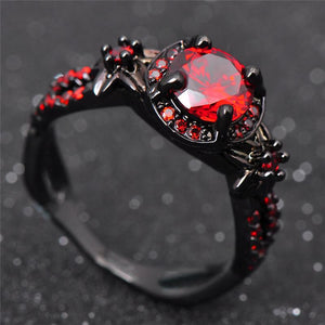Red Fire Garnet Ruby Ring Rings Smile^-^Shopping 
