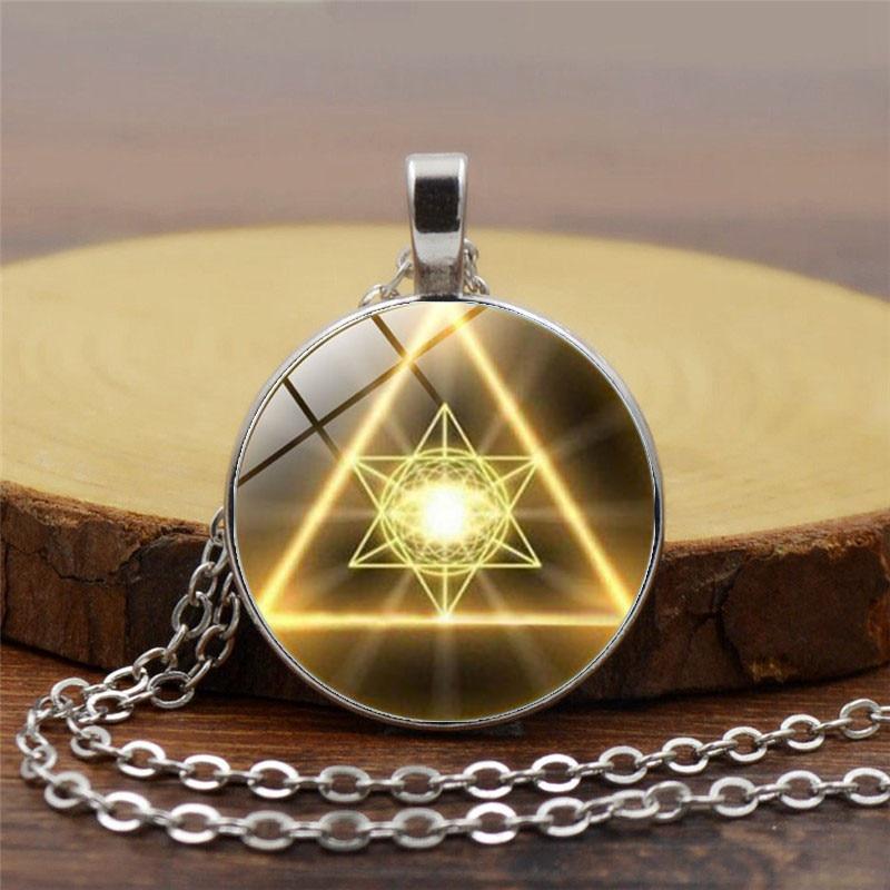 Sacred Geometry Glass Pendant Xupu Store 