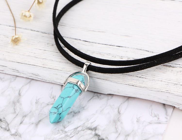 BOHO Natural Stone Necklace DirectDigitalDeals Turquoise 
