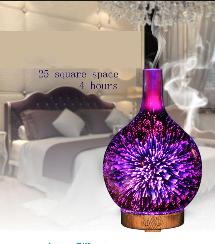 Vase Aromatherapy 3D Light Essential oil Diffuser and Humidifier ...