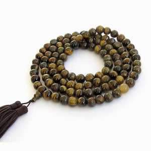 Natural Tiger Eye Mala 108 Charm Bracelets he2014 