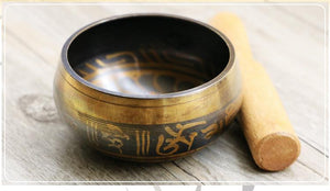 Tibetan Singing Bowl Bowls & Plates becky zhang's store 