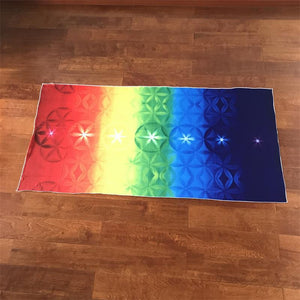 7 Chakra Colorful Blanket Tapestry MiniDeals Store 