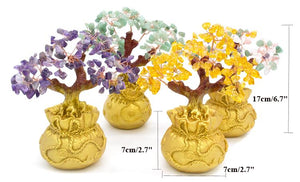 Feng Shui Mini Crystal Money Tree Bonsai Style Ermakova Craftware Store 