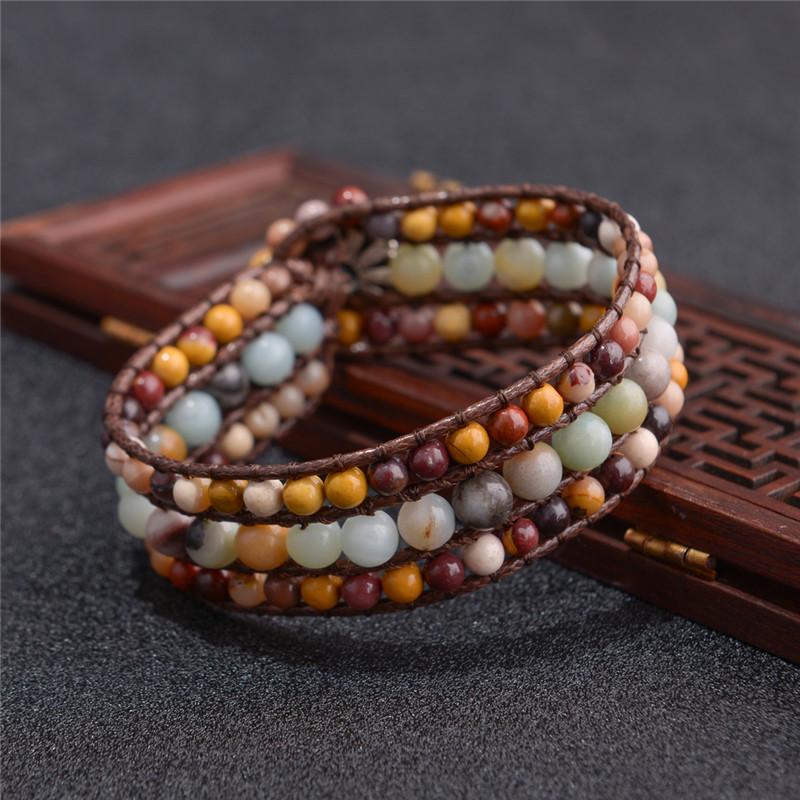 3 Layer Balance and Confidence Wrap Bracelet Wrap Bracelets YGLINE Store 