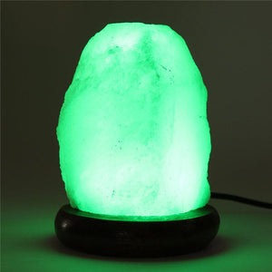 7 Color LED Natural Himalayan Natural Salt Lamp Novelty Lighting Teamtop IC Store 