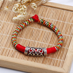 Hand Weaved Good Luck and Happiness Bracelet LKO Official Store 16.5cm 