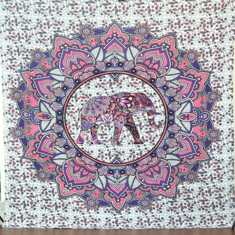 ELEPHANT MANDALA TAPESTRY Tapestry TINYPRICE Store 