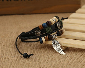 Multi Layer Wing of Protection Bracelet O&C Fashion Shop 