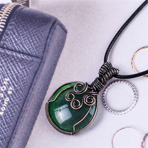 Natural Stone Pendant Necklace with Chain Necklaces & Pendants YGLINE Official Store 