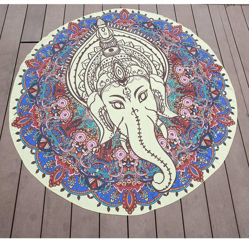 Antique Elephant Indian Bohemian Mandala Blanket Mat Climax Technology Co., Ltd. 