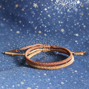 Tibetan Buddhist Handmade Lucky Knots Rope Bracelets Dream Set Eastisan Store 