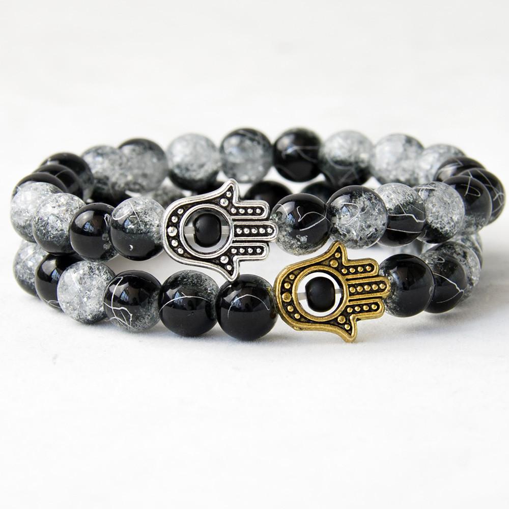Hand of Fatima Crystal Bracelet Ailsa Jewelry 