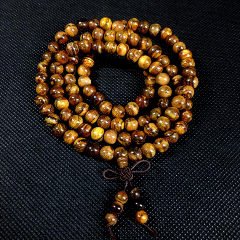 Authentic Agarwood 108 beads Mala Strand Bracelets UBEAUTY Trendy Store 6mm 108 