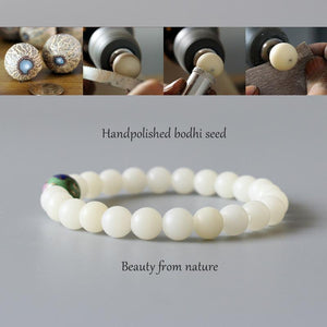 Bodhi Seed Beads Chinese Cloisonne Bracelet Strand Bracelets Eastisan Store 