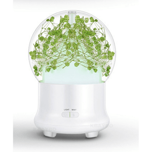 Ultrasonic Flower Aromatherapy Diffuser Humidifiers ejoai Store Green 