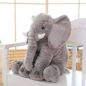 Large Stuffed Plush Elephant Doll Plush Toy DirectDigitalDeals Gray 