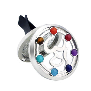 OM 7 Chakra Car Diffuser Pendants Vicky-Home Jewelry Factory Wholesale Store 