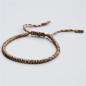 TIBETAN BUDDHIST HANDMADE LUCKY KNOT BRACELETS - NEW COLORS Charm Bracelets Modeschmuck Store 1255mix 