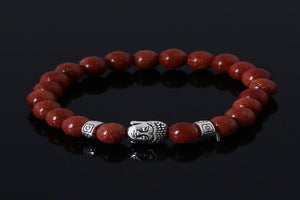 Natural Stone Buddha Bracelets Charm Bracelets Tansi Cherry 