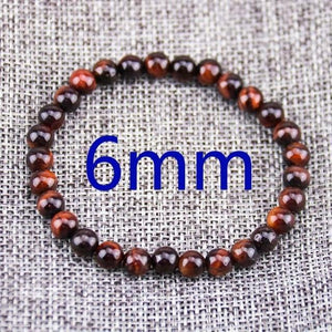 Red Tiger Eye Stone Bracelet NOISIM Official Store 6mm beads 