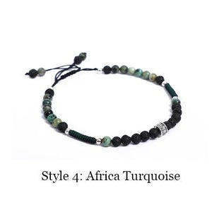 Natural Onyx Black Obsidian Minimalist Bracelet Home Reikinn Store Africa Turquoise 