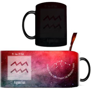 Creative Constellation Mug – Color Changing Mugs Cute kids store Aquarius 