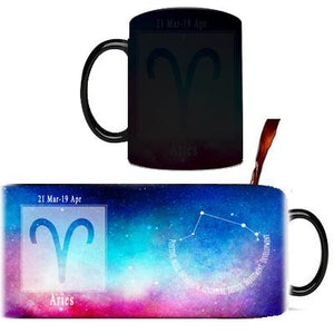 Creative Constellation Mug – Color Changing Mugs Cute kids store Aries 