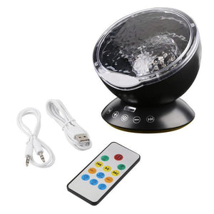 Ocean & Wave Projector Night Lights AGM Official Store Black 