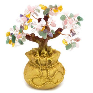 Feng Shui Mini Crystal Money Tree Bonsai Style Ermakova Craftware Store Colorful 