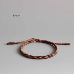 Tibetan Buddhist Handmade Lucky Knots Rope Bracelets Dream Set Eastisan Store Dream Brown 