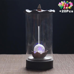 Enclosed Backflow Incense Burners Incense & Incense Burners TINYPRICE Store Wave 3- Crystal Ball 