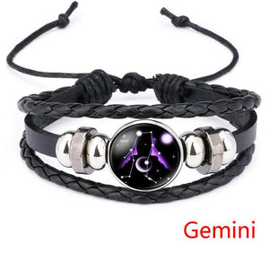 12 Constellation Handmade Bracelet Charm Bracelets LKO Official Store Gemini 