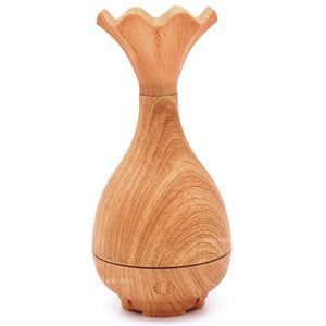 Wood Grain Magic Bottle Aromatherapy Essential Oil Diffuser and Humidifier Humidifiers KBAYBO Official Store LightWood 