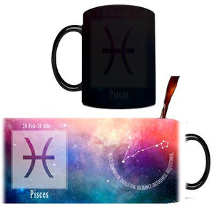 Creative Constellation Mug – Color Changing Mugs Cute kids store Pisces 