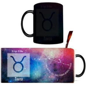 Creative Constellation Mug – Color Changing Mugs Cute kids store Taurus 
