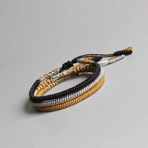 Tibetan Adjustable Lucky Knots Bracelets Confidence Set Home Eastisan Store 3 Color Bundle 