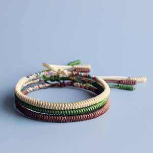 Tibetan Buddhist Blessed Lucky Knot Bracelets Brave Set Eastisan Store Full Set 