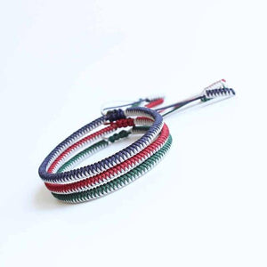 Tibetan Buddhist Handmade Knots Lucky Rope Bracelet Wisdom Set Chain & Link Bracelets Eastisan Store 3 Color Bundle 