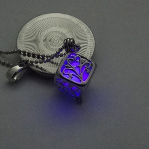 Tree Of Life Glow Necklace Pendant Necklaces iBoom Purple 