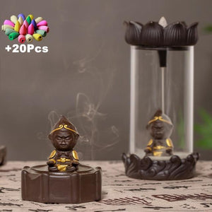 Enclosed Backflow Incense Burners Incense & Incense Burners TINYPRICE Store Wave 2 