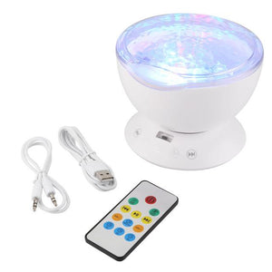 Ocean & Wave Projector Night Lights AGM Official Store White 