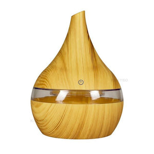 USB Wood Grain Oil Diffuser Aliexpress light wood 