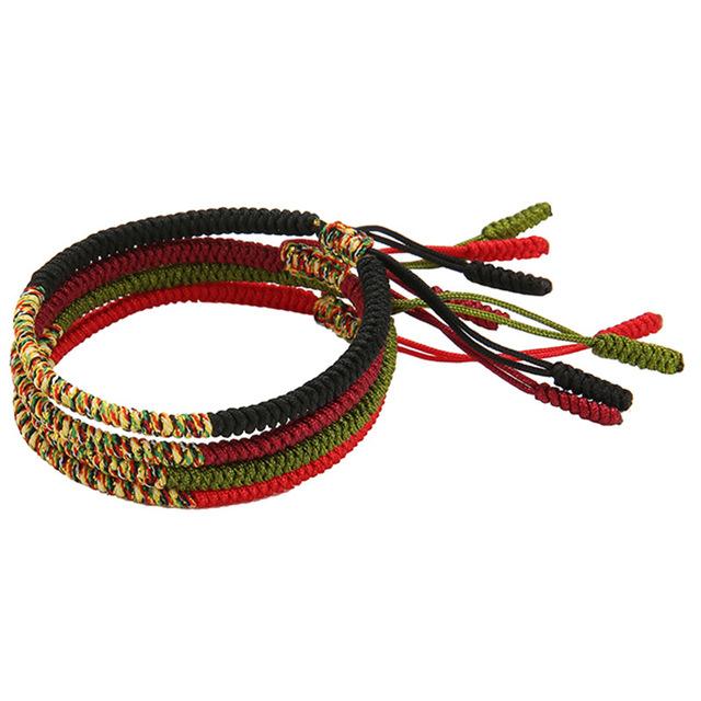 Handmade Tibetan Lucky Knots Bracelets Aura Set Modeschmuck Store Full Set 